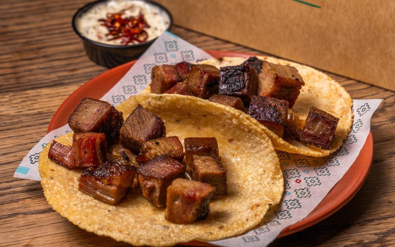 Taco árabe de sobrebarriga de res 1