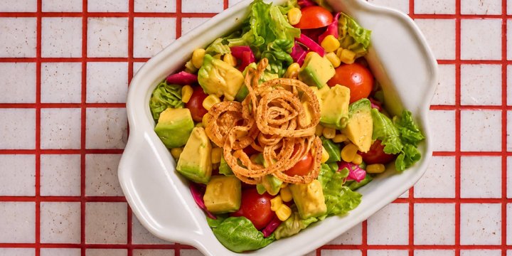 Ensalada verde pequeña