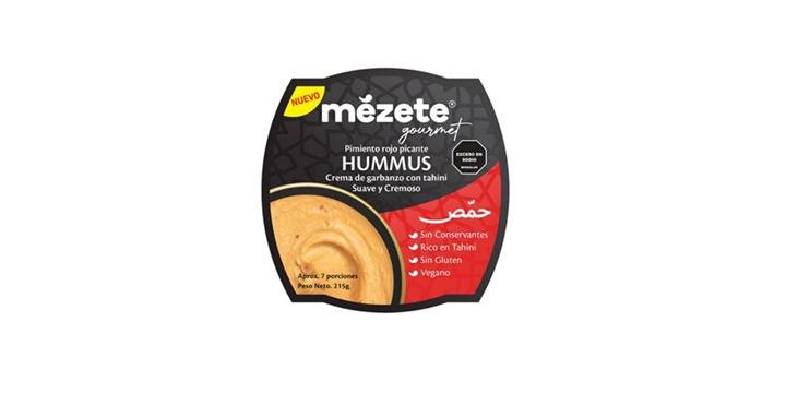 Hummus de chile rojo picante