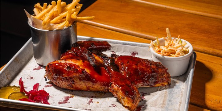  1/2 Pollo Bbq clásica