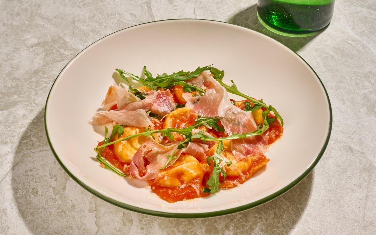 Raviolis de Burrata y Prociutto 1