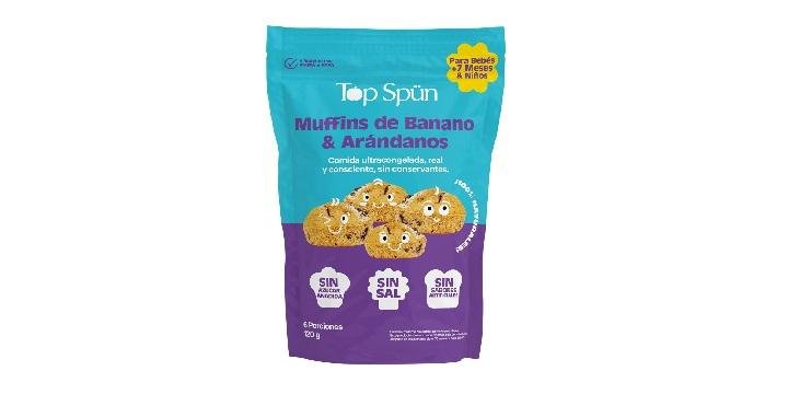 Muffins de Banano y Arándanos