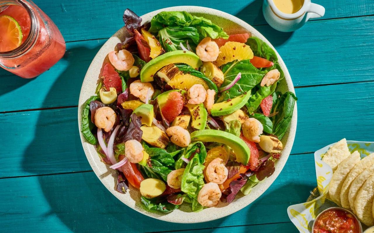 Ensalada de Camarones Salteados 2