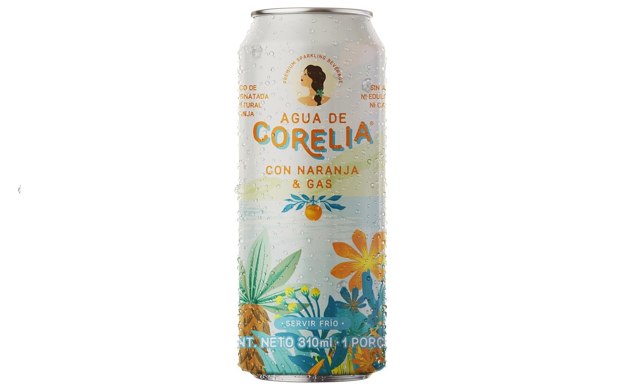 Agua de Corelia de naranja 1