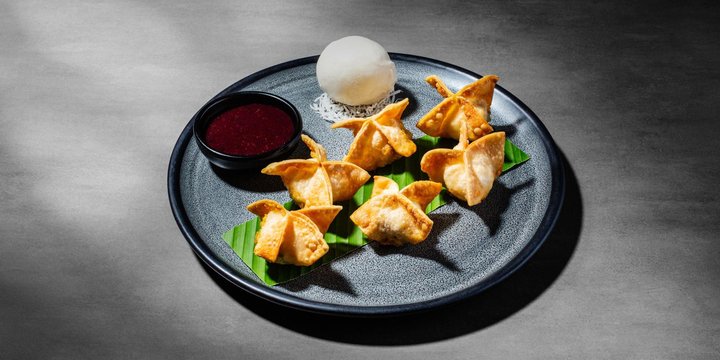 Wonton Rellenos con Arequipe