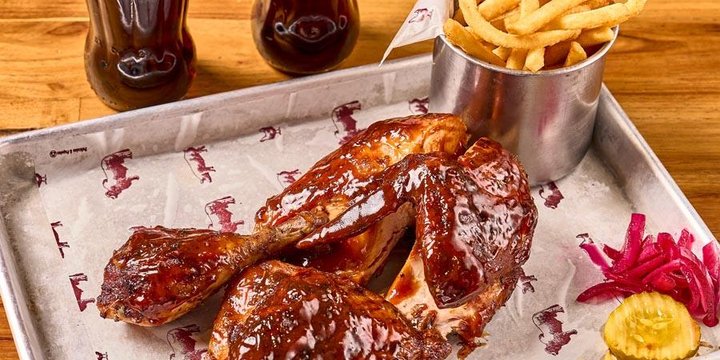 Box pollo BBQ para 2