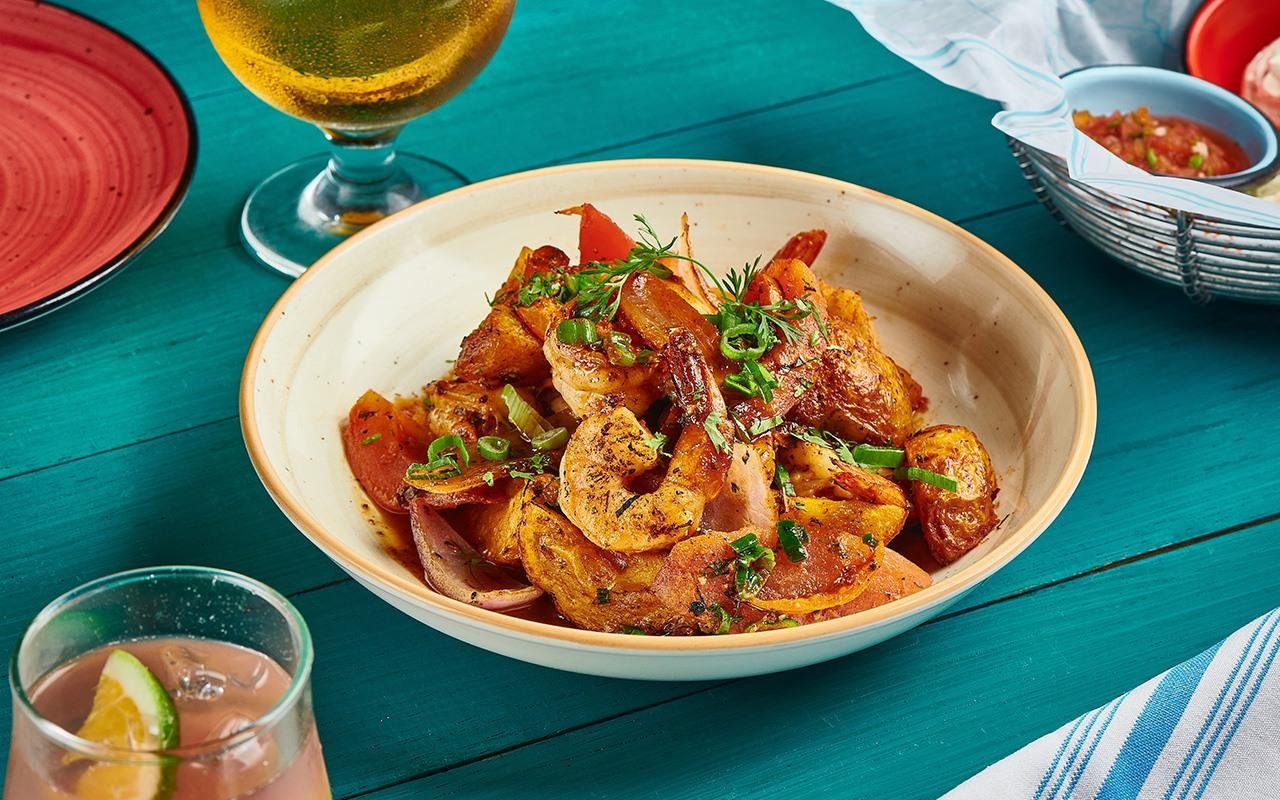 Langostinos Saltados 1