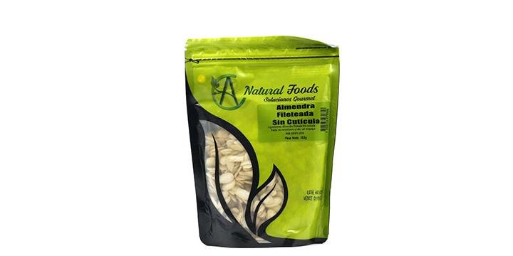 Almendra Fileteada sin Cutícula x 250gr