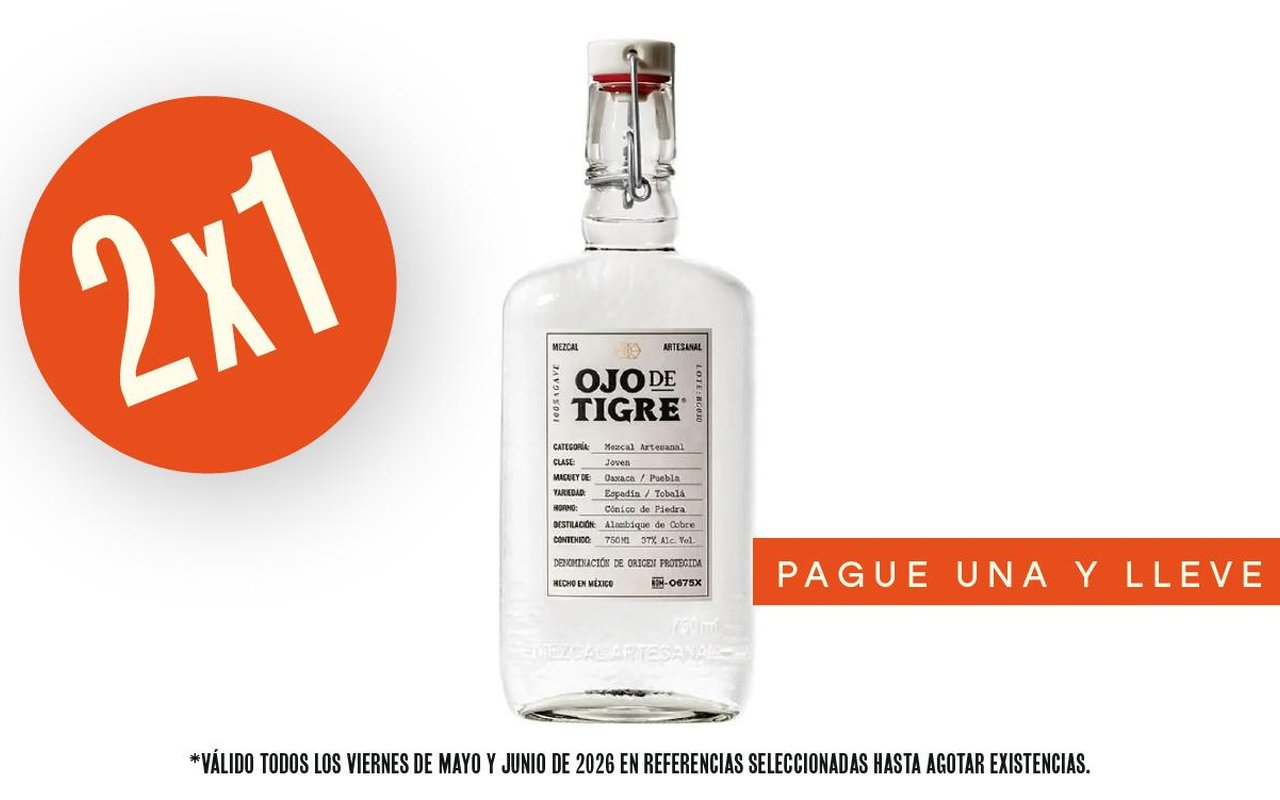 Mezcal Ojo de Tigre Artesanal Joven x 750 1