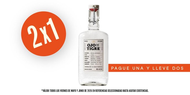 Mezcal Ojo de Tigre Artesanal Joven x 750
