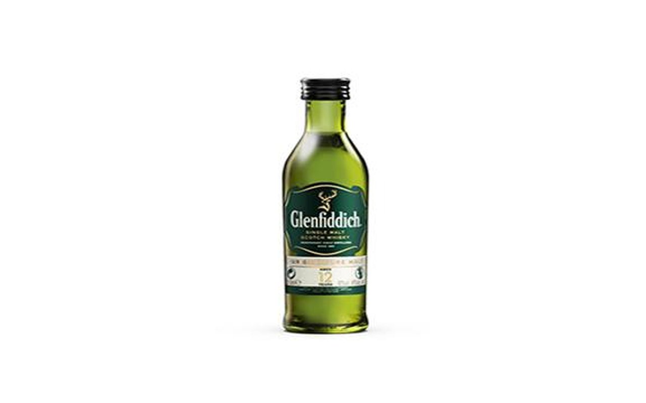 Glenfiddich 12 Años Mini 50ML 1