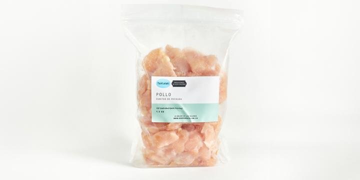 Cubitos de Pechuga de Pollo IQF