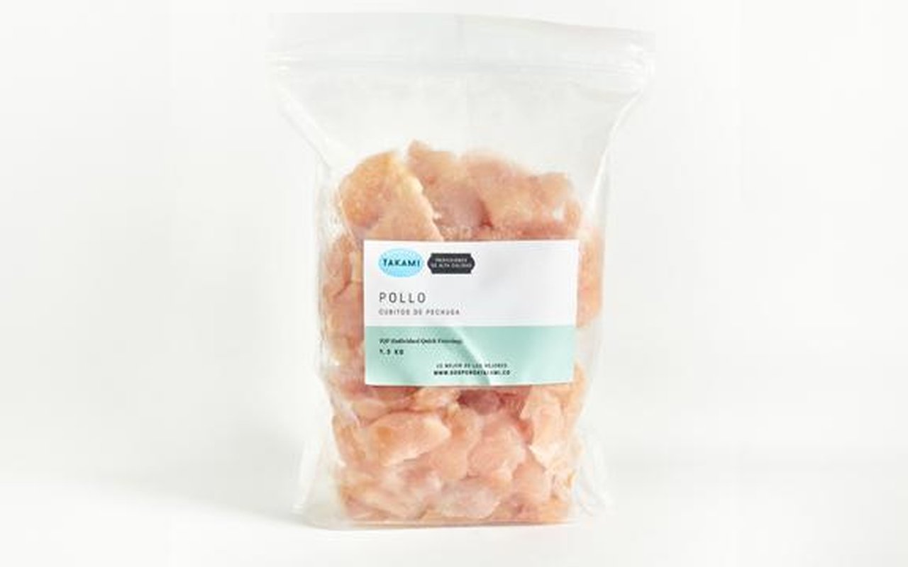 Cubitos de Pechuga de Pollo IQF 1