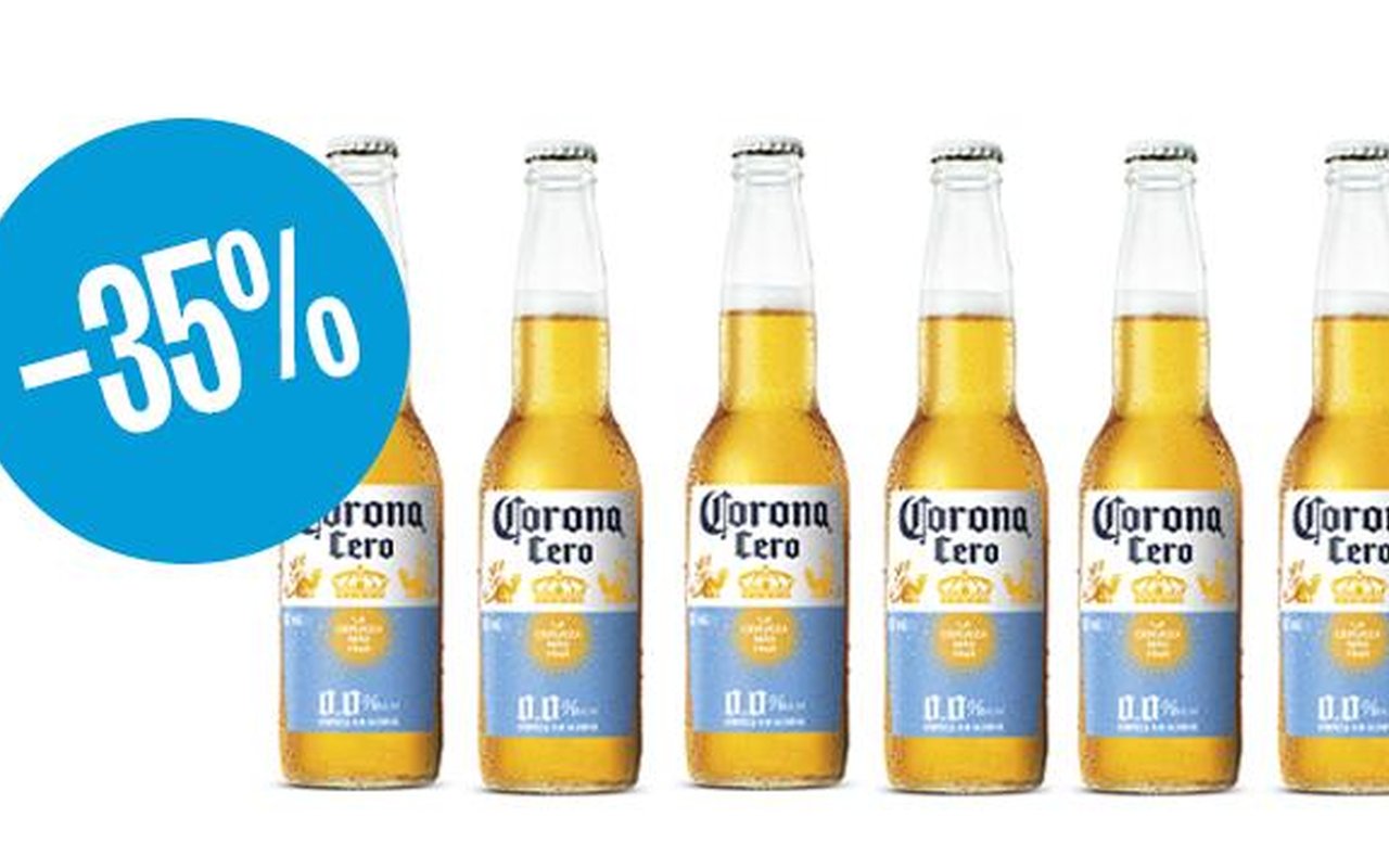Cerveza Corona Cero X6 1