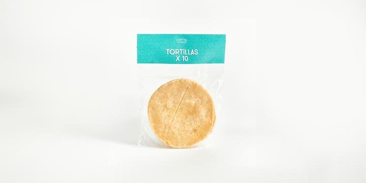 Tortillas de Maíz Nixtamalizado x 10un
