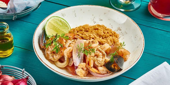 Salteado de Mariscos