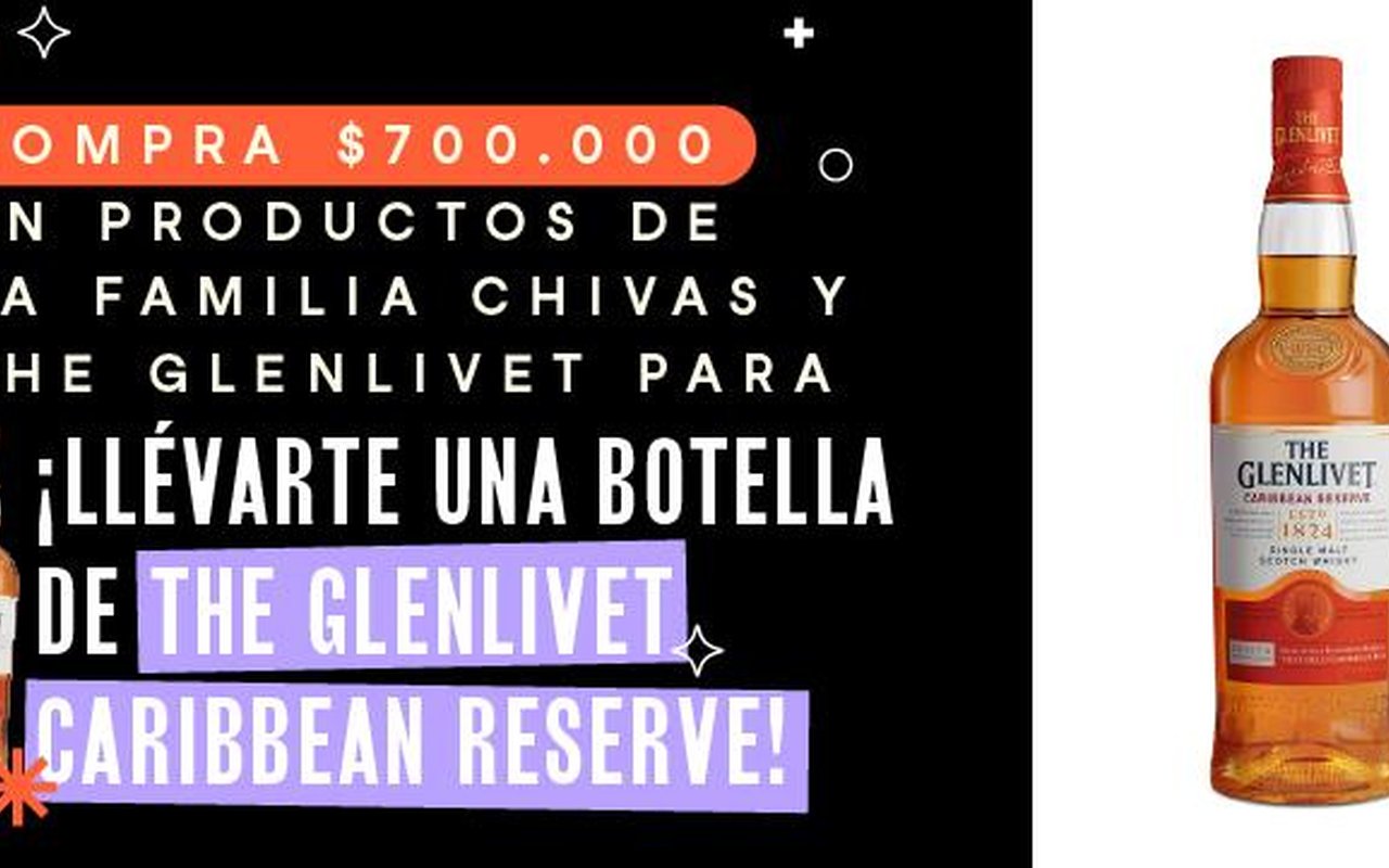 The Glenlivet Caribbean Reserve x700ml 1