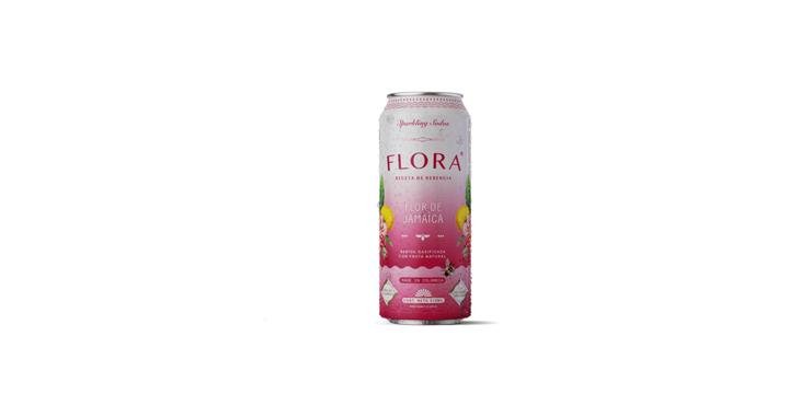 Soda Sabor Flor de Jamaica y Limón