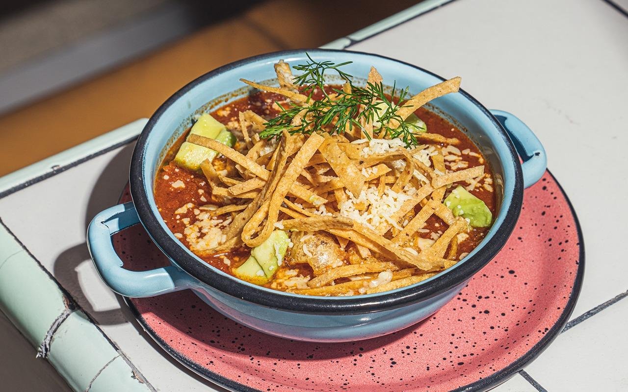 Sopa de Tortilla Tacos Mx 1