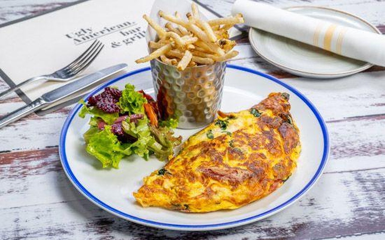 Omelette De Corned Beef  1