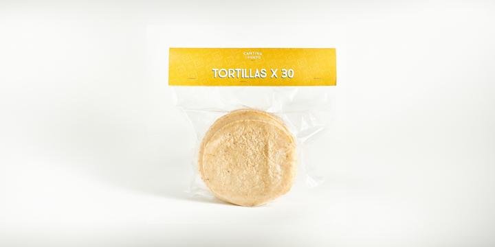 Tortillas de Maíz Nixtamalizado x 30un