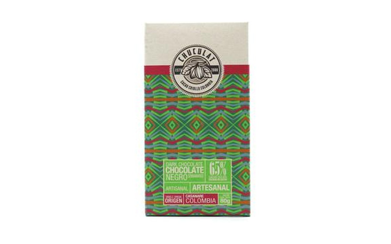 Barra de Chocolate Oscuro Origen Casanare 65%  1