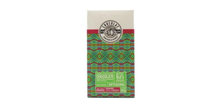 Barra de Chocolate Oscuro Origen Casanare 65% 