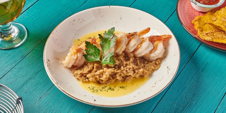 Langostinos al Titote De Coco