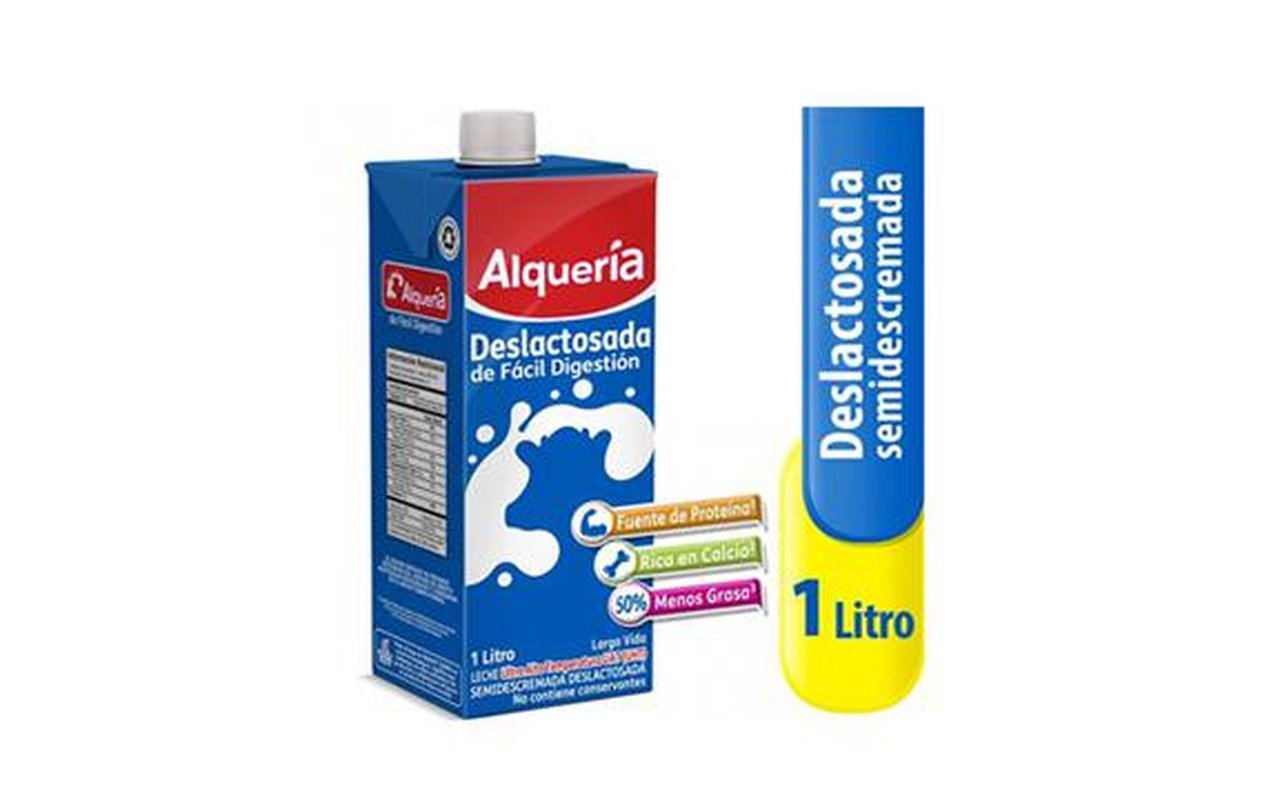 Leche UHT Deslactosada Semidescremada  1