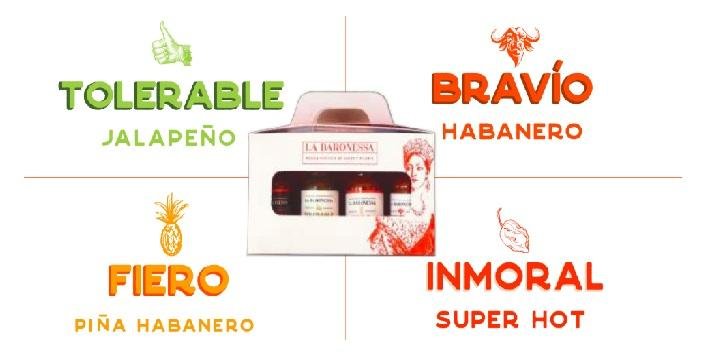 Kit Salsas picantes La Baronessa