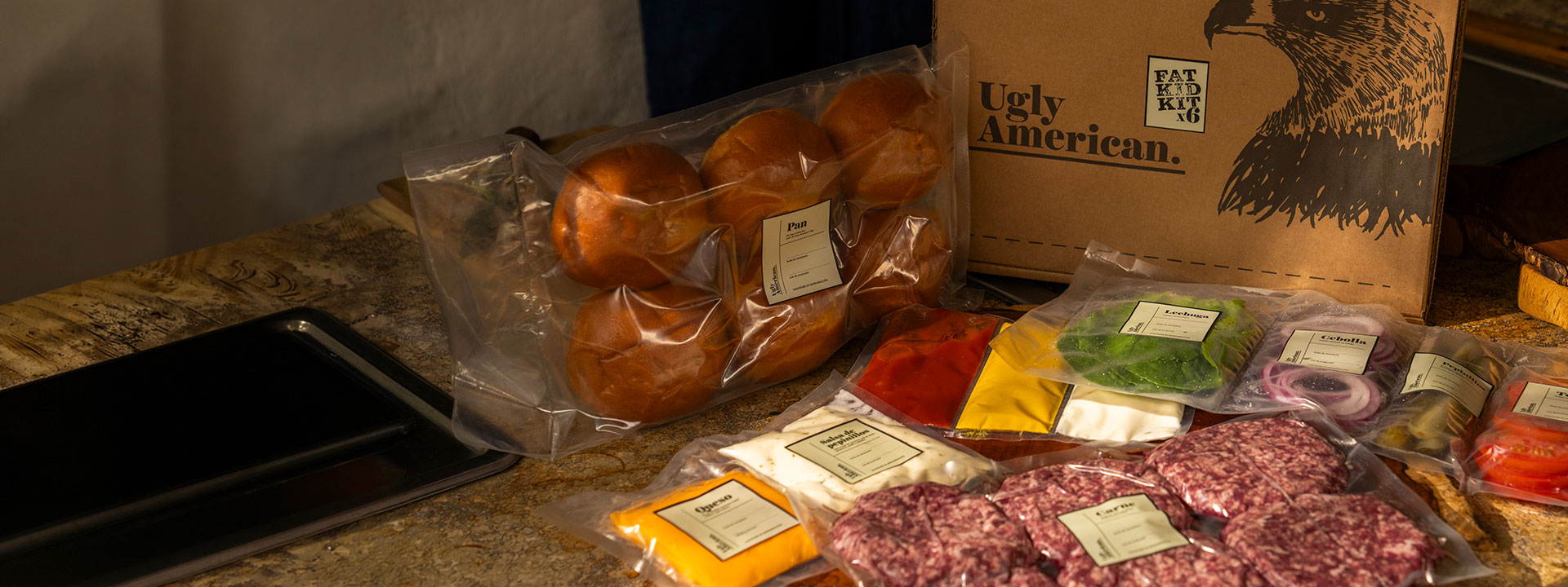 Fat Kid Kit: en la temporada de fútbol acompañe cada partido con nuestros kits de hamburguesas para preparar en casa.