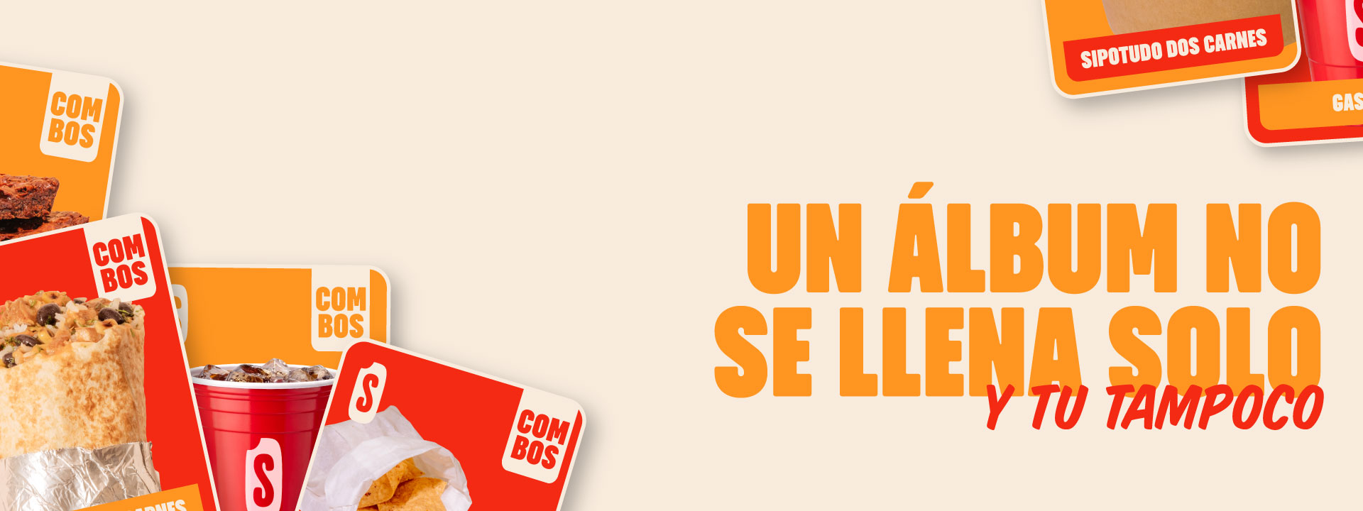 Combos + monas. Pide en nuestros 13 puntos y empieza a completar tu álbum son Sipote.