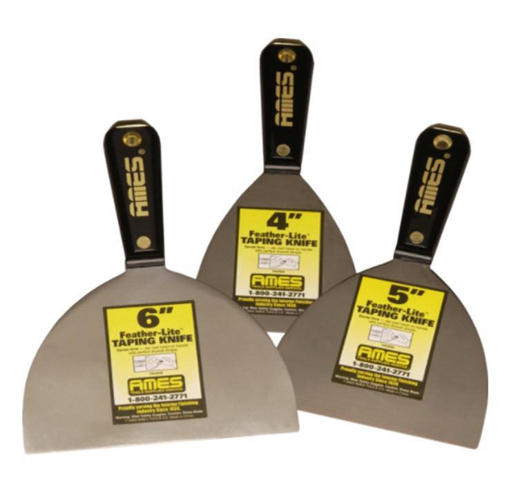 4 in AMES FeatherLite Taping Knife at Tamarack Materials, Inc.