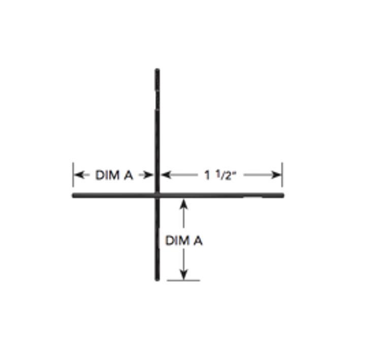 1 in x 10 ft Fry Reglet Clear Anodized Millwork Reveal Outside Corner