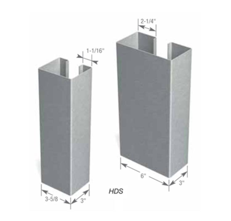 6 in x 7 ft x 18 Gauge 43 mil ClarkDietrich G90 HDS Heavy Duty Stud w