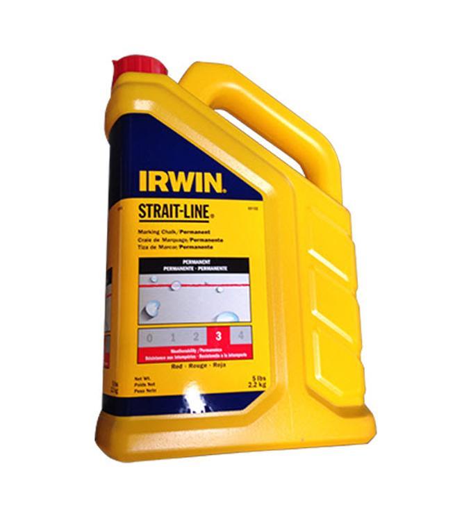 IRWIN STRAITLINE Permanent Red Marking Chalk 5 lb at TSW