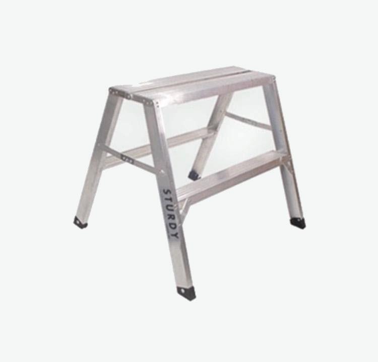 30 in x 4 ft Sturdy Ladder 140 Series Aluminum FlatTop Sawhorse at