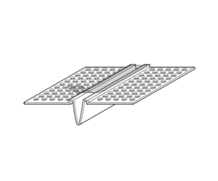 1/16 in Vinyl Corp. EIFS PB Control Joint SA w/ Removable Tape at