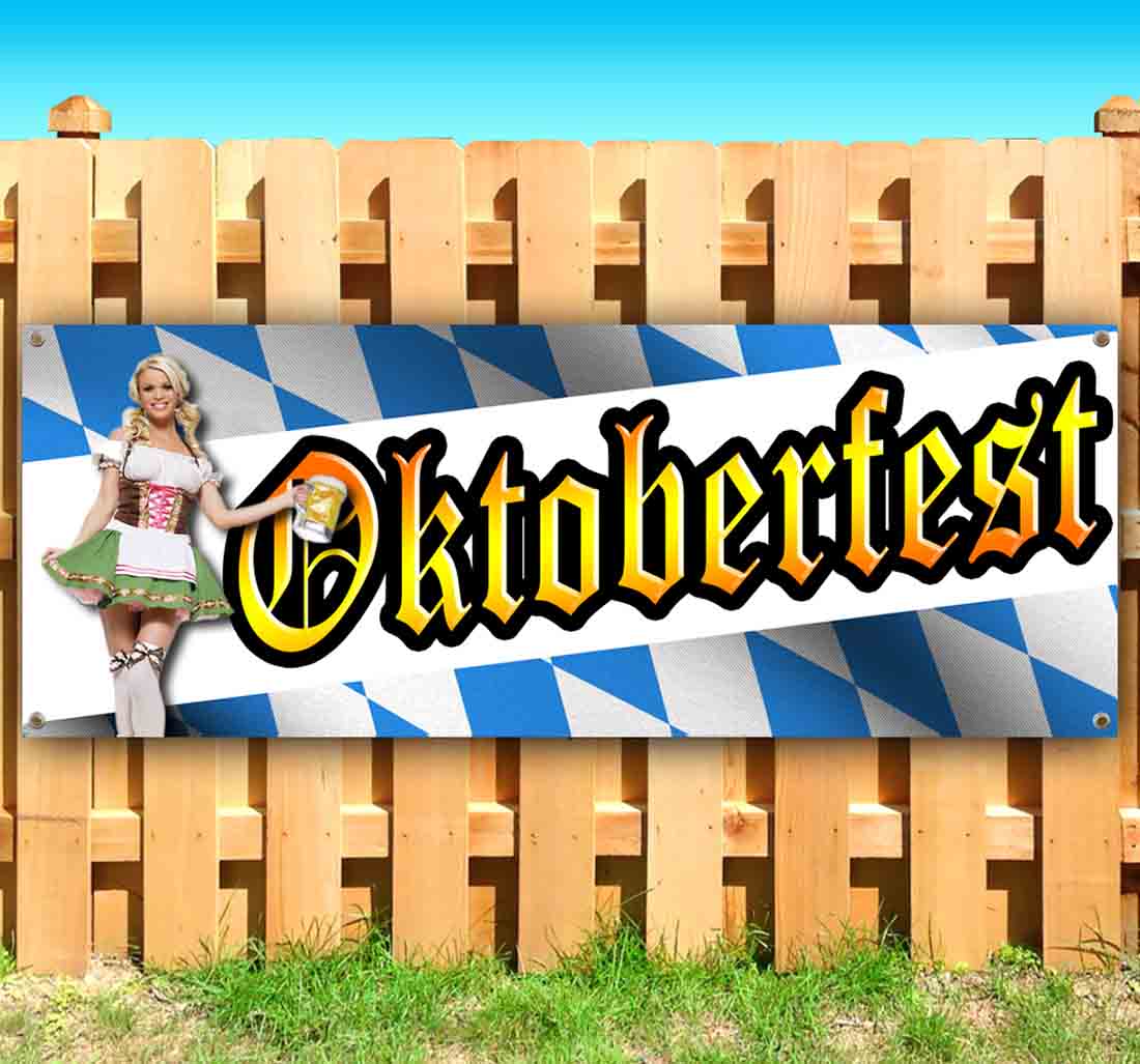 Oktoberfest 13 oz Vinyl Banner With Metal Grommets - Walmart.com