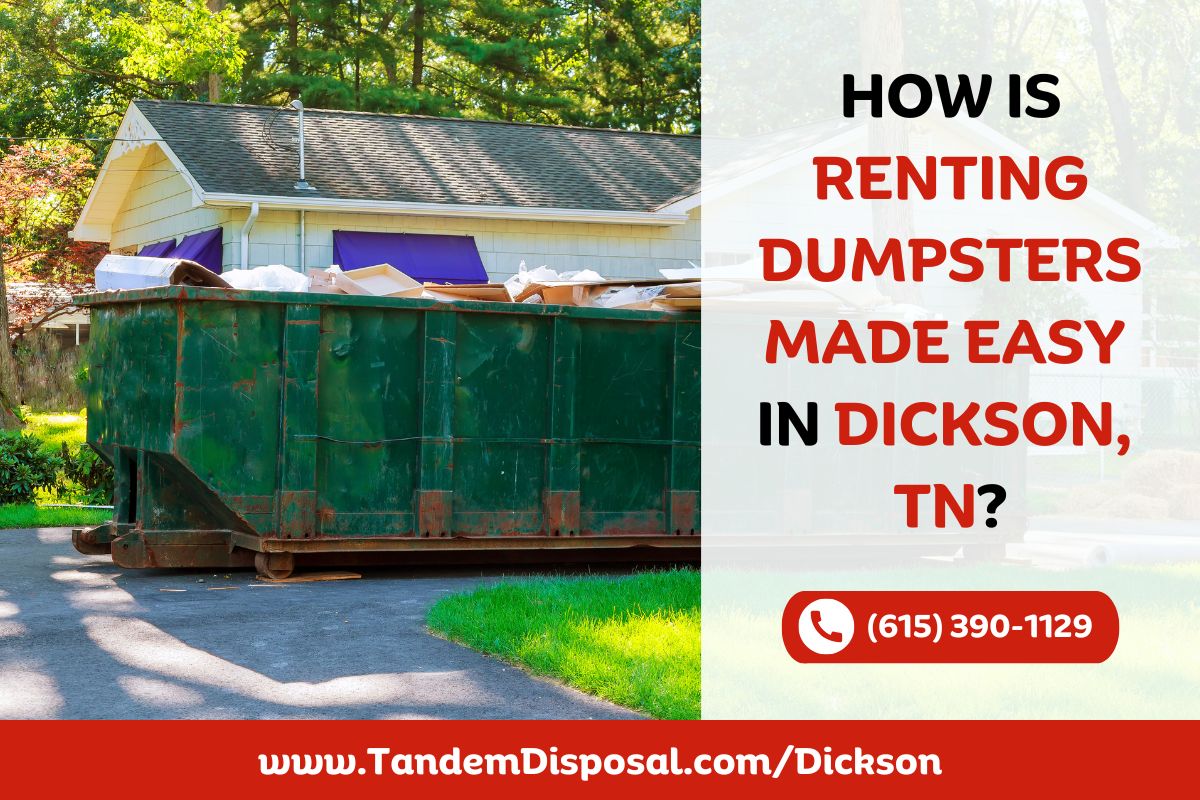 Renting Dumpsters Made Easy