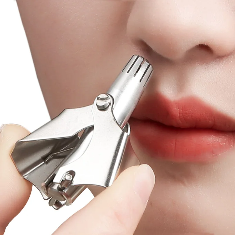 Nose Hair Trimmer For Men And Women With No Noise Washable Manual Nasal Hair Trimmer