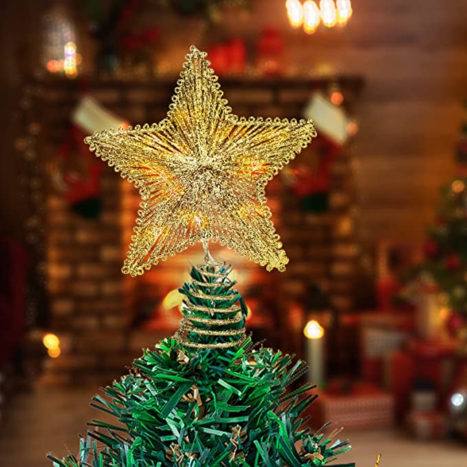 Christmas Tree Topper – Treetop Sparkle – 20 LED Lights