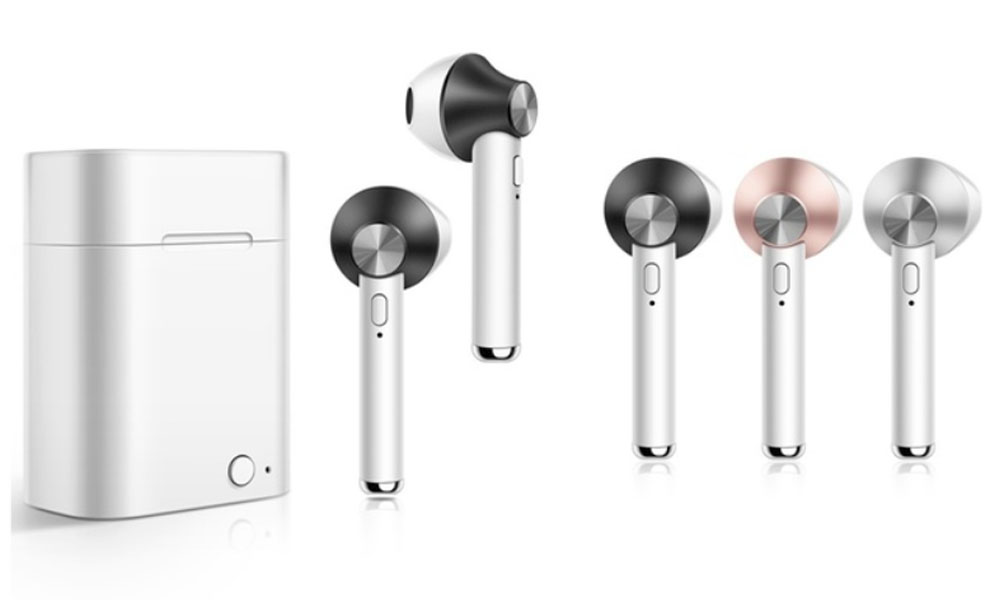 Wireless Earbuds Bluetooth Headphones Stereo Sound Earphones Built-in Mic in-Ear Headsets Deep Bass for Sport Running