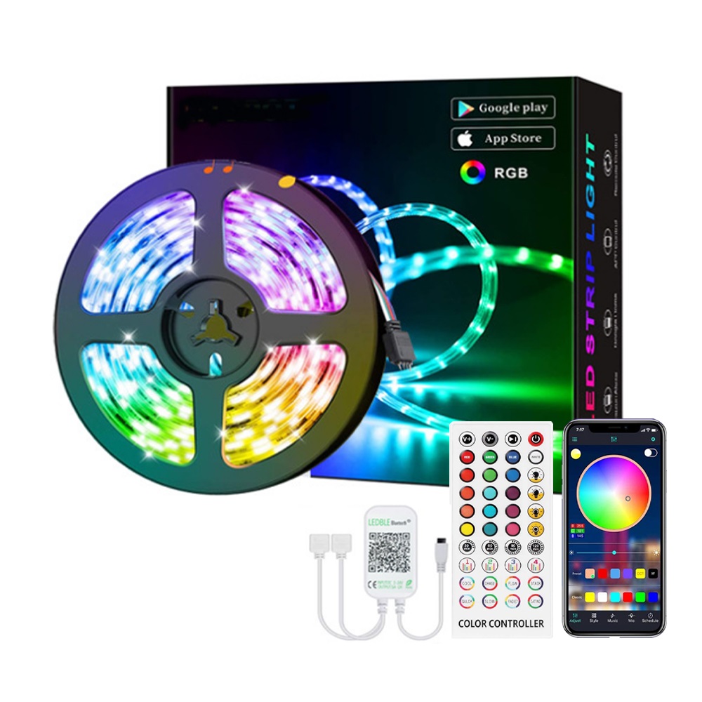 150 LEDs Strip Lights Waterproof Flexible Multi-Color Changing 16/33Ft