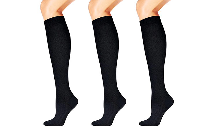 xFit High Energizing Compression Trouser Socks for Men and Women (3-Pack)