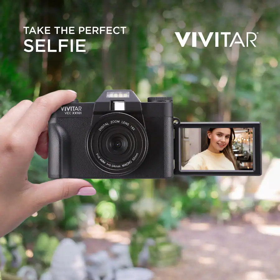 Refurbished Vivitar 4K Wi-Fi Digital Camera w/ Flip Screen