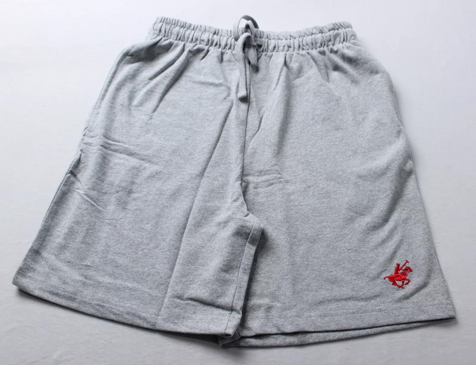 PACIFIC POLO CLUB MEN'S DRAWSTRING LOUNGE SWEAT SHORTS - SIZE: M - HEATHER GRAY - New