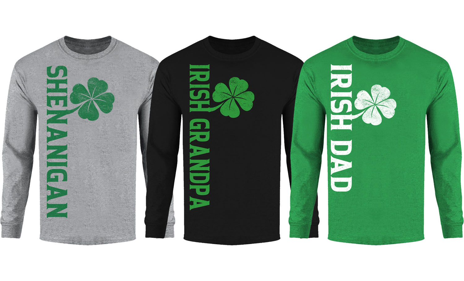 Men's's Funny St. Patrick's Day Long Sleeve Shirts