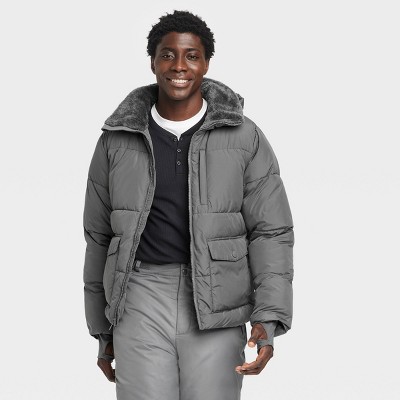 ◆FLARE UP◆ 32Division Puffer Padded Jacket FL043Dark Gray 32 Degrees womens Shiny Puffer Jacket (as1, alpha, x_l