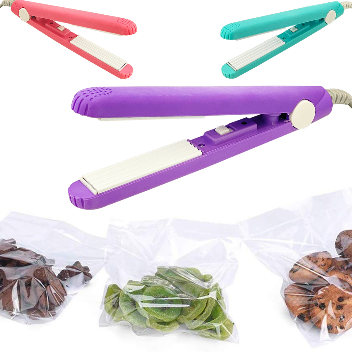 Zummy Handheld Heat Sealing Machine Portable Impulse Food Plastic Bag Sealer